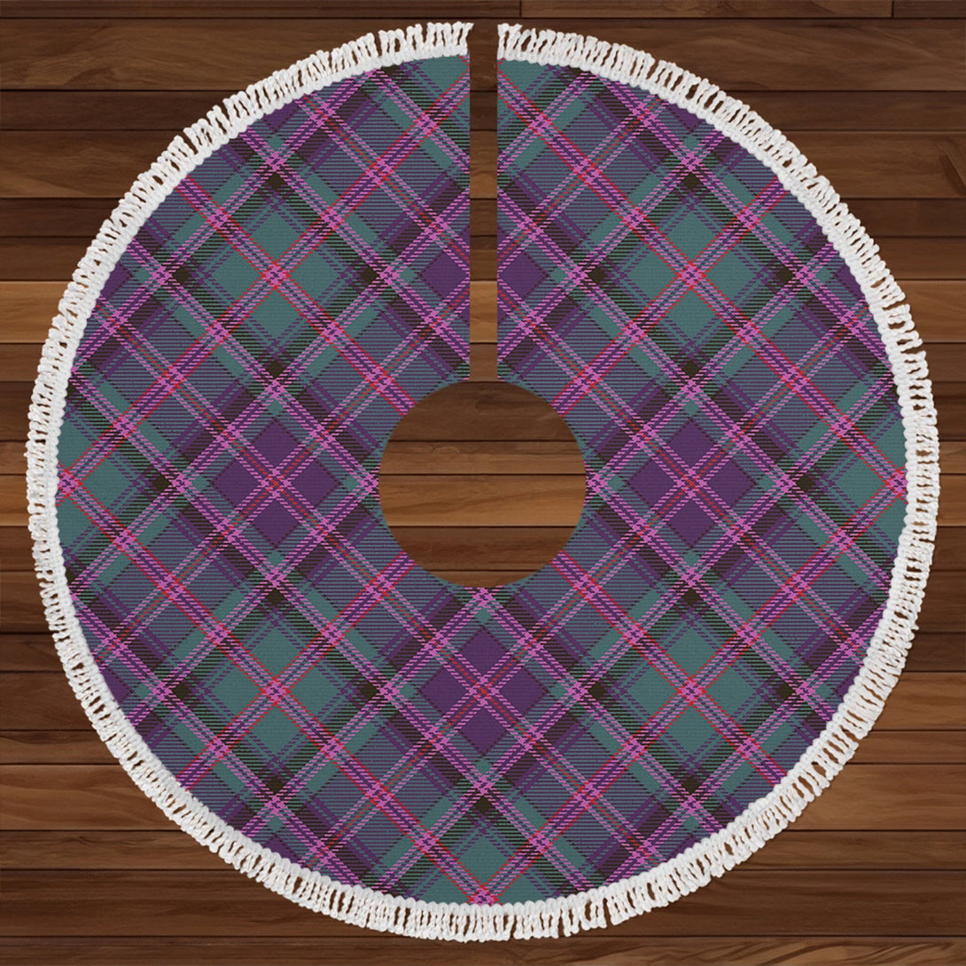 Couper (Cooper) Weathered Clan Badge Tartan Christmas Tree Skirt