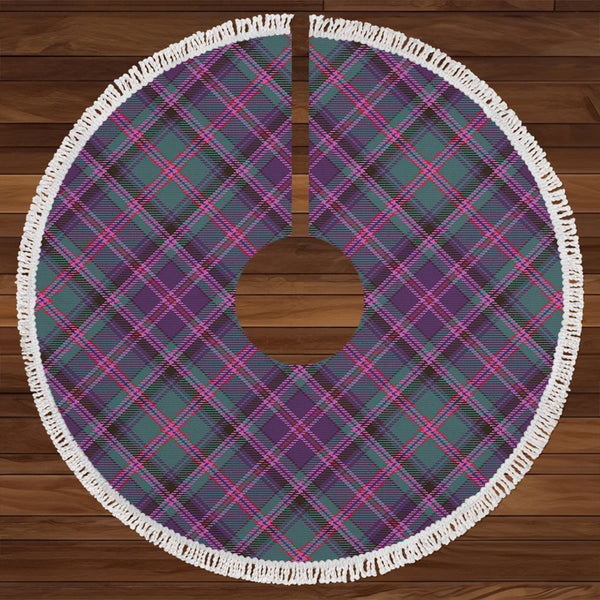 Couper (Cooper) Weathered Clan Badge Tartan Christmas Tree Skirt