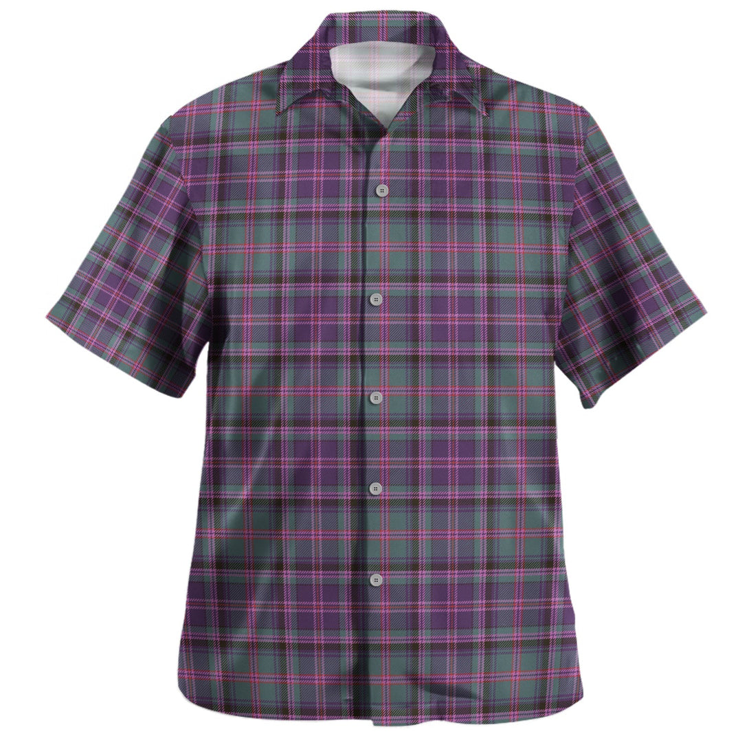 Couper (Cooper) Weathered Clan Badge Tartan Hawaiian Shirt