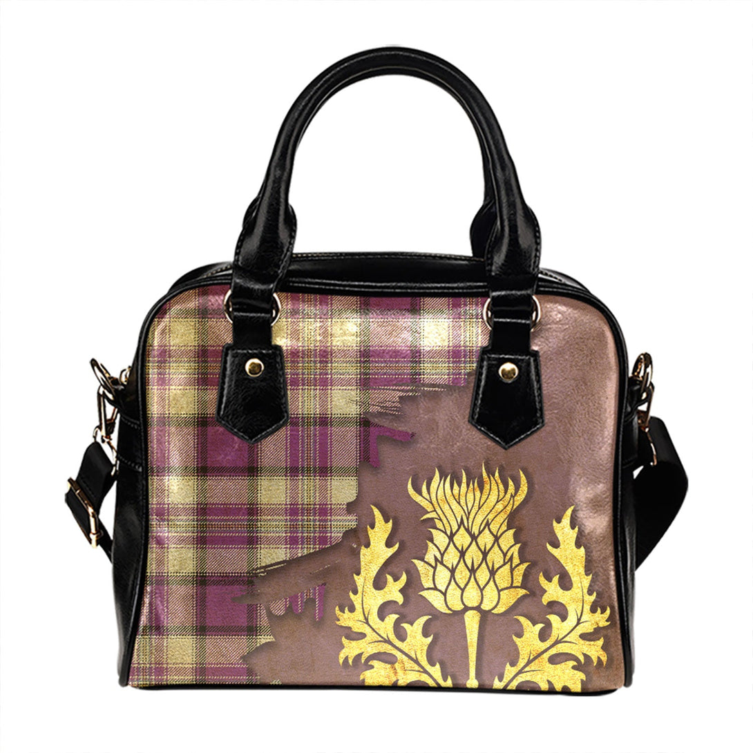 Craig Paisley (Craigie Paisley) Weathered Tartan Shoulder Handbag Thistle Oldest Style