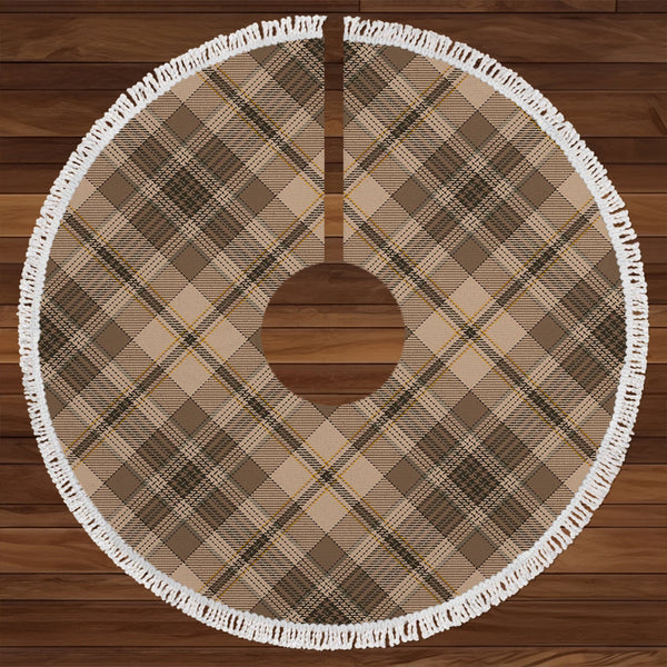 Craig (Craigie) Weathered Clan Badge Tartan Christmas Tree Skirt