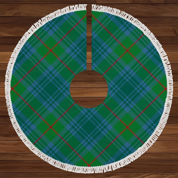 Cranston Modern Clan Badge Tartan Christmas Tree Skirt