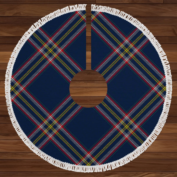 Crichton (Creighton) Modern Clan Badge Tartan Christmas Tree Skirt