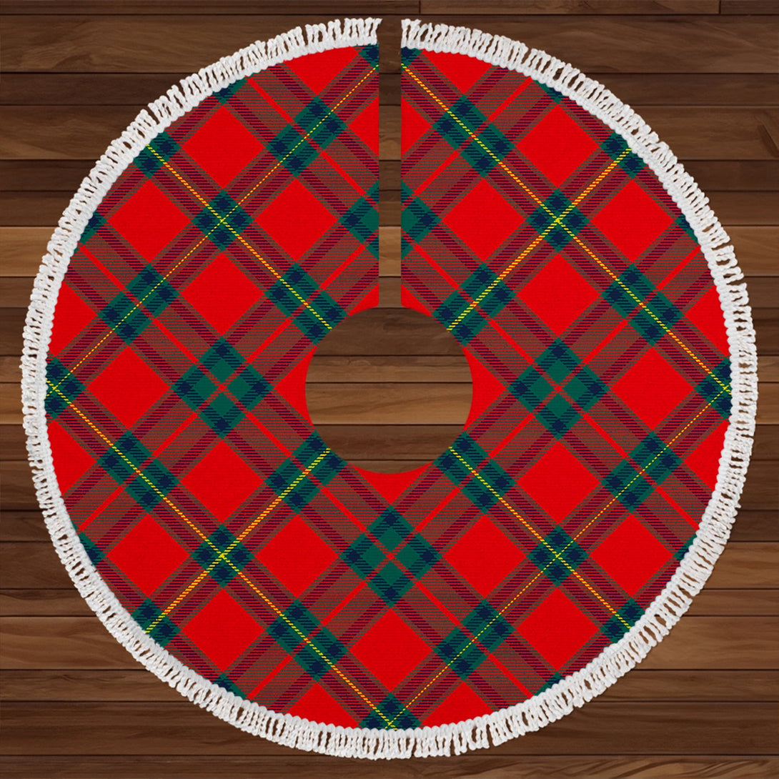 Cruikshank Modern Clan Badge Tartan Christmas Tree Skirt