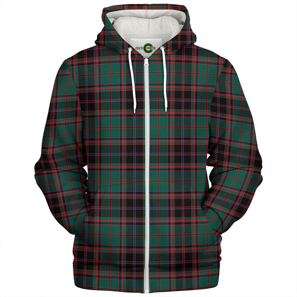 Cumming Hunting (Cumming Glenorchy) Modern Tartan Sherpa Hoodie