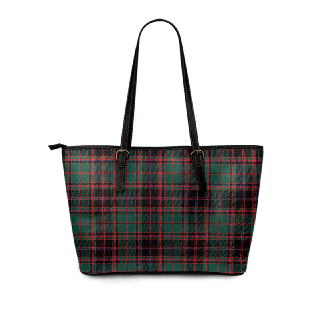 Cumming Hunting (Cumming Glenorchy) Modern Tartan Leather Tote Bag