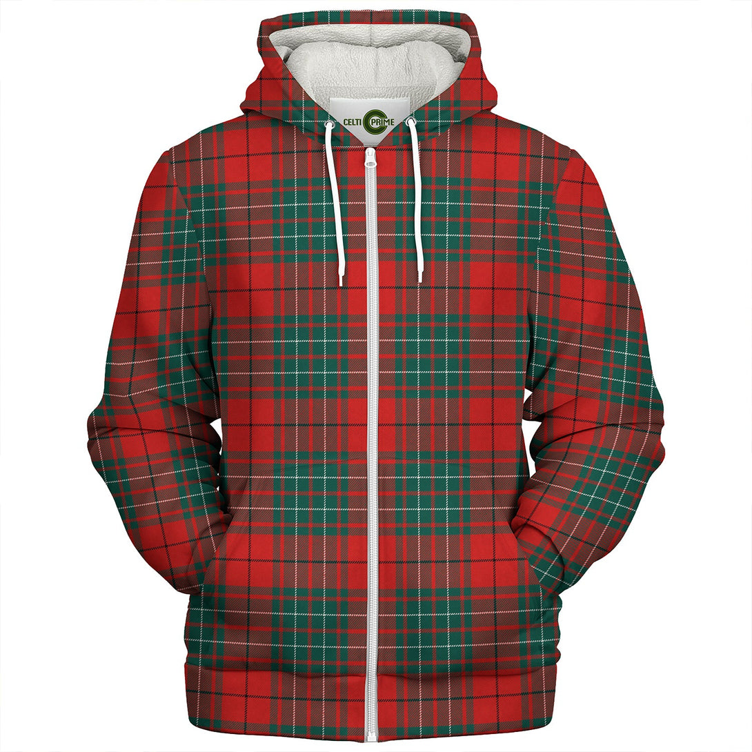 Cumming Modern Clan Badge Tartan Sherpa Hoodie