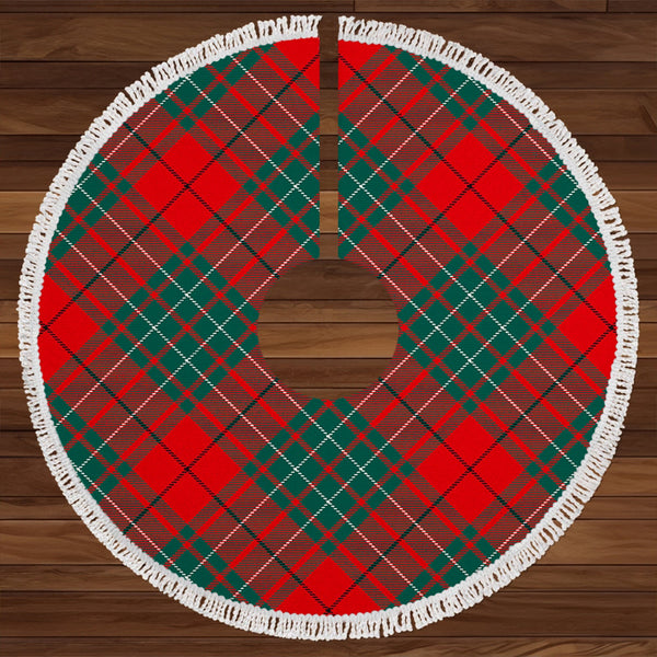 Cumming Modern Clan Badge Tartan Christmas Tree Skirt