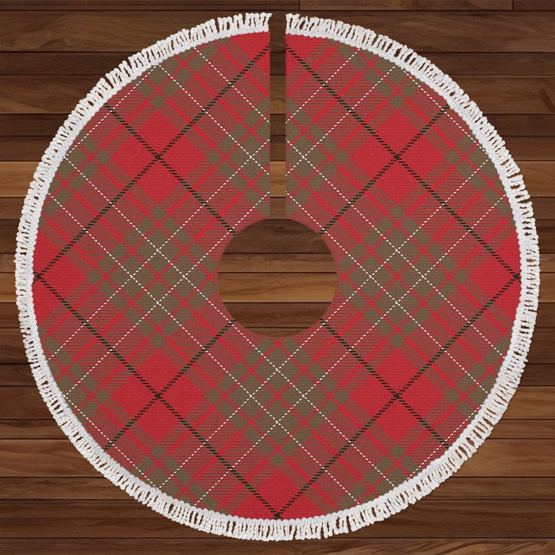 Cumming Weathered Clan Badge Tartan Christmas Tree Skirt