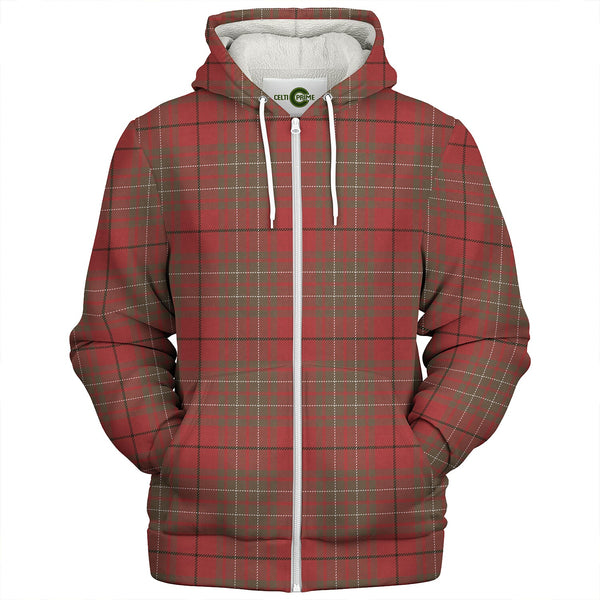 Cumming (MacAulay #2) Weathered Clan Badge Tartan Sherpa Hoodie