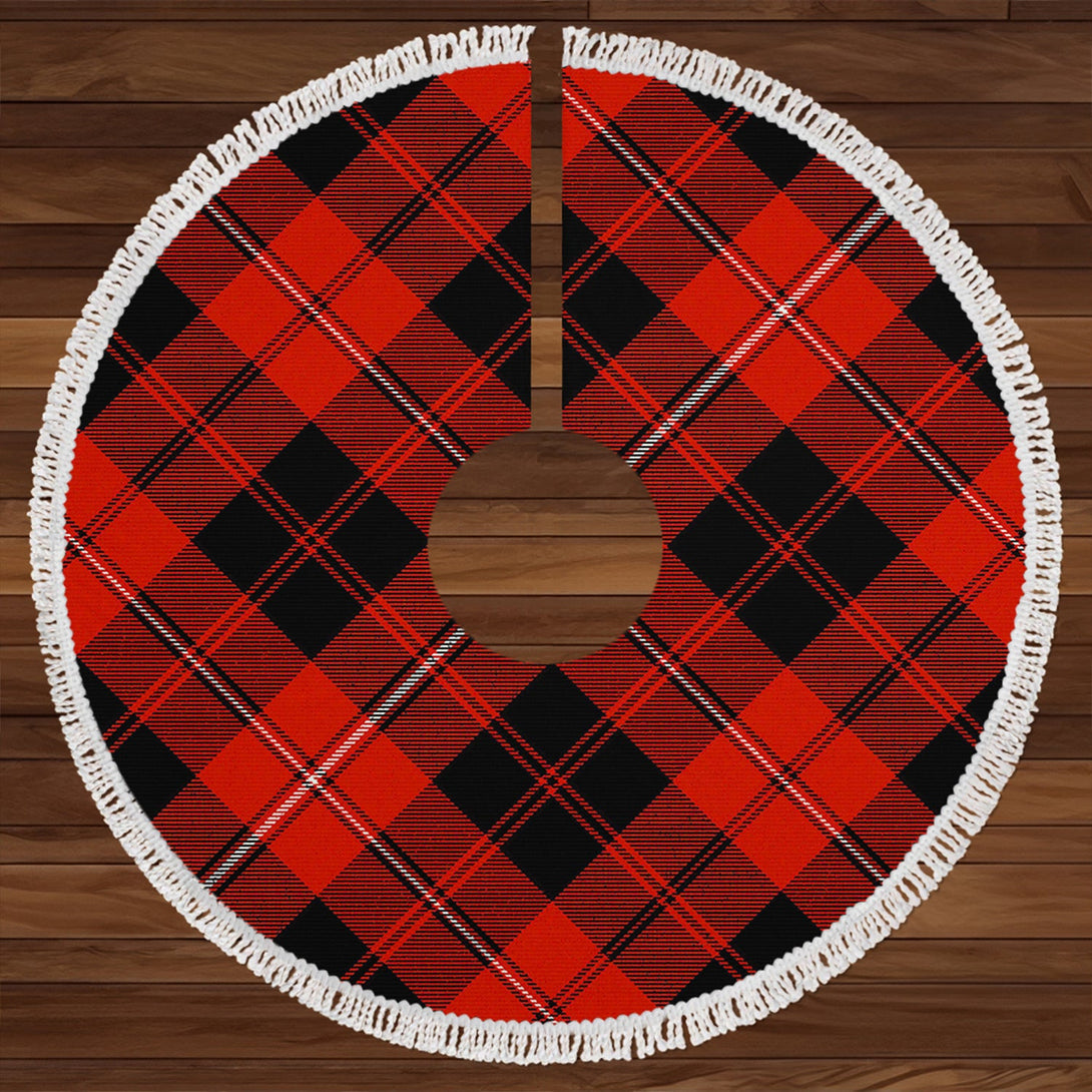 Cunningham Ancient Clan Badge Tartan Christmas Tree Skirt