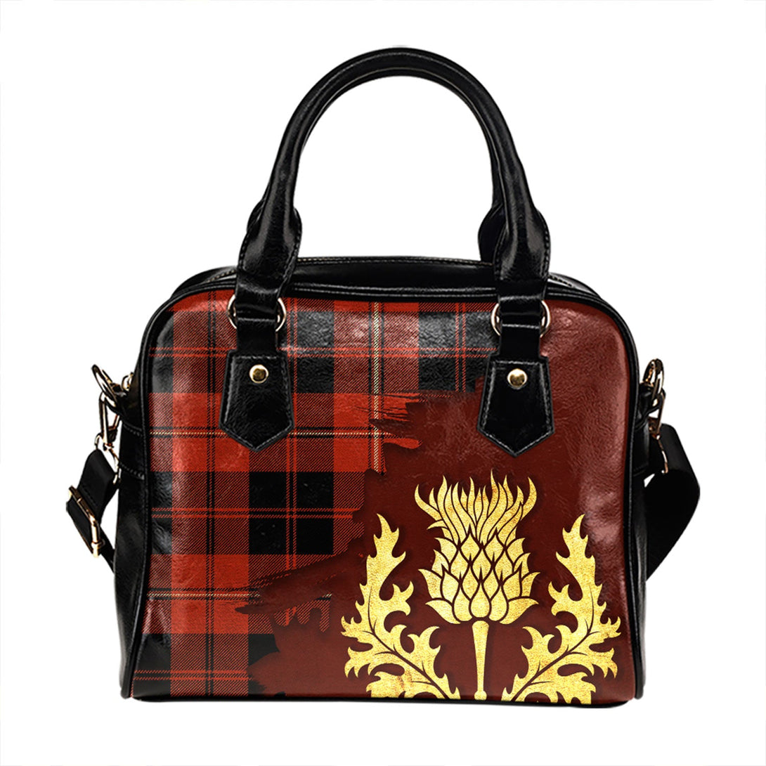 Cunningham Ancient Tartan Shoulder Handbag Thistle Oldest Style