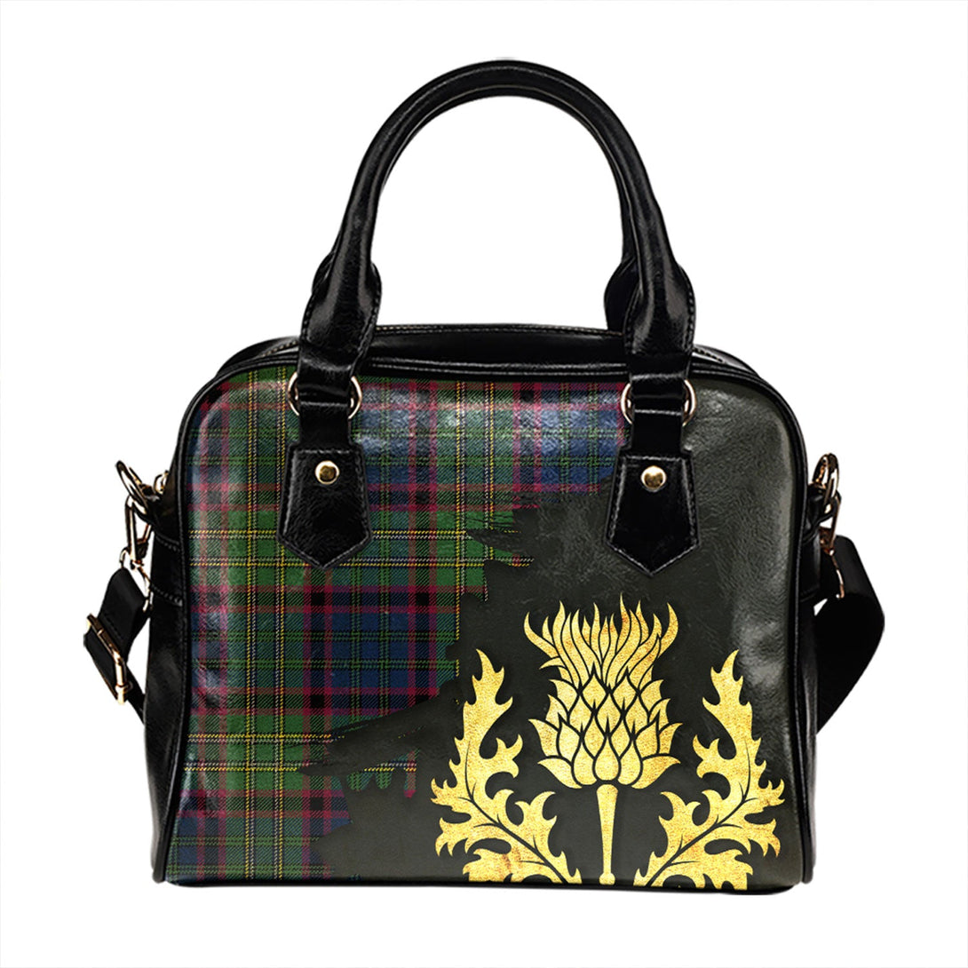 Cunningham Hunting Modern Tartan Shoulder Handbag Thistle Oldest Style