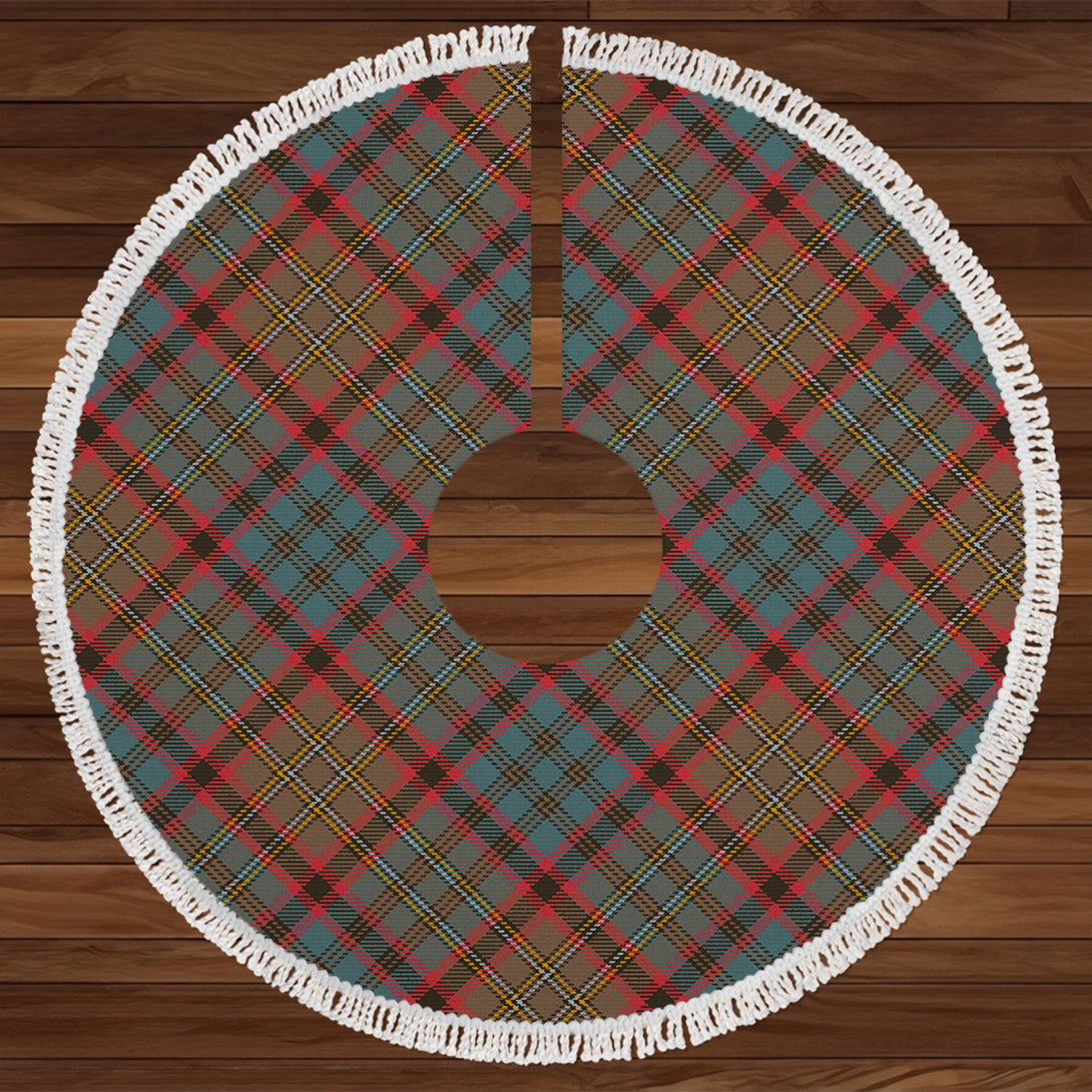 Cunningham Hunting Weathered Tartan Christmas Tree Skirt