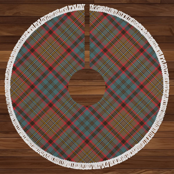 Cunningham Hunting Weathered Tartan Christmas Tree Skirt