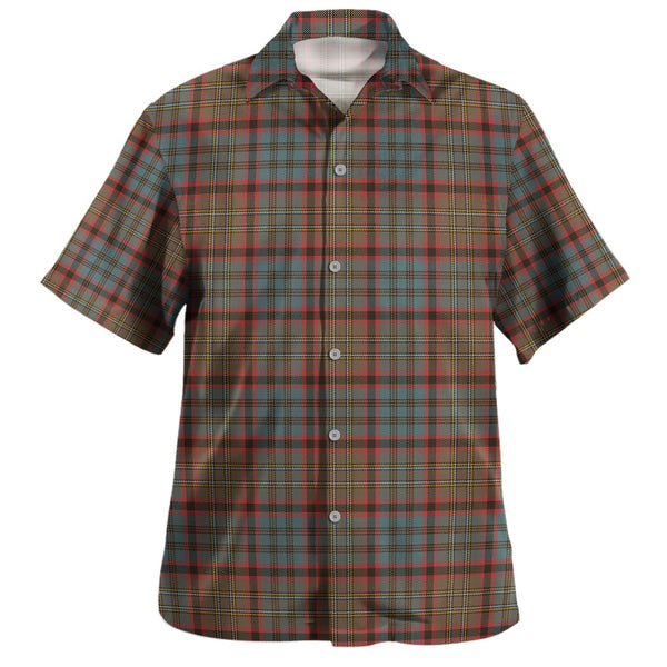 Cunningham Hunting Weathered Tartan Hawaiian Shirt