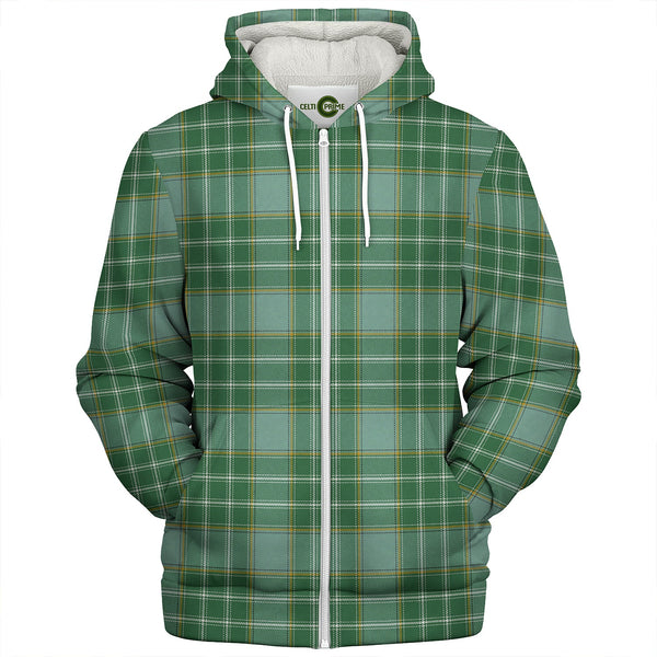 Currie Ancient Clan Badge Tartan Sherpa Hoodie