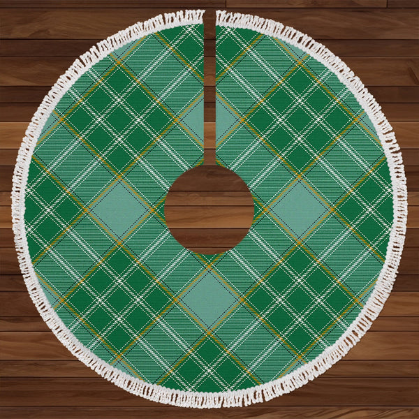 Currie Ancient Clan Badge Tartan Christmas Tree Skirt