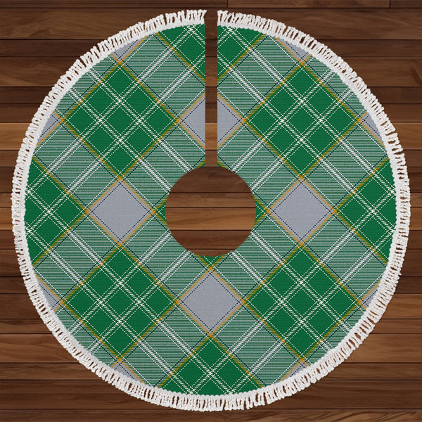 Currie Modern Clan Badge Tartan Christmas Tree Skirt