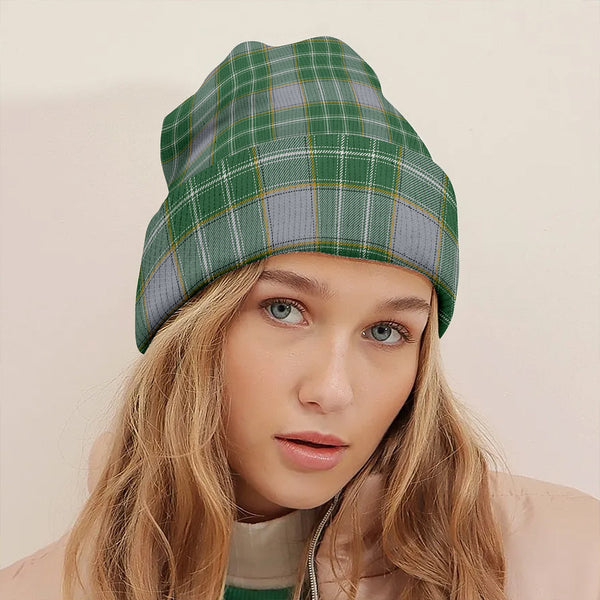 Currie Modern Clan Badge Tartan Knitted Beanie