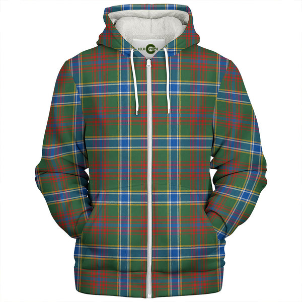 Currie of Arran Modern Clan Badge Tartan Sherpa Hoodie