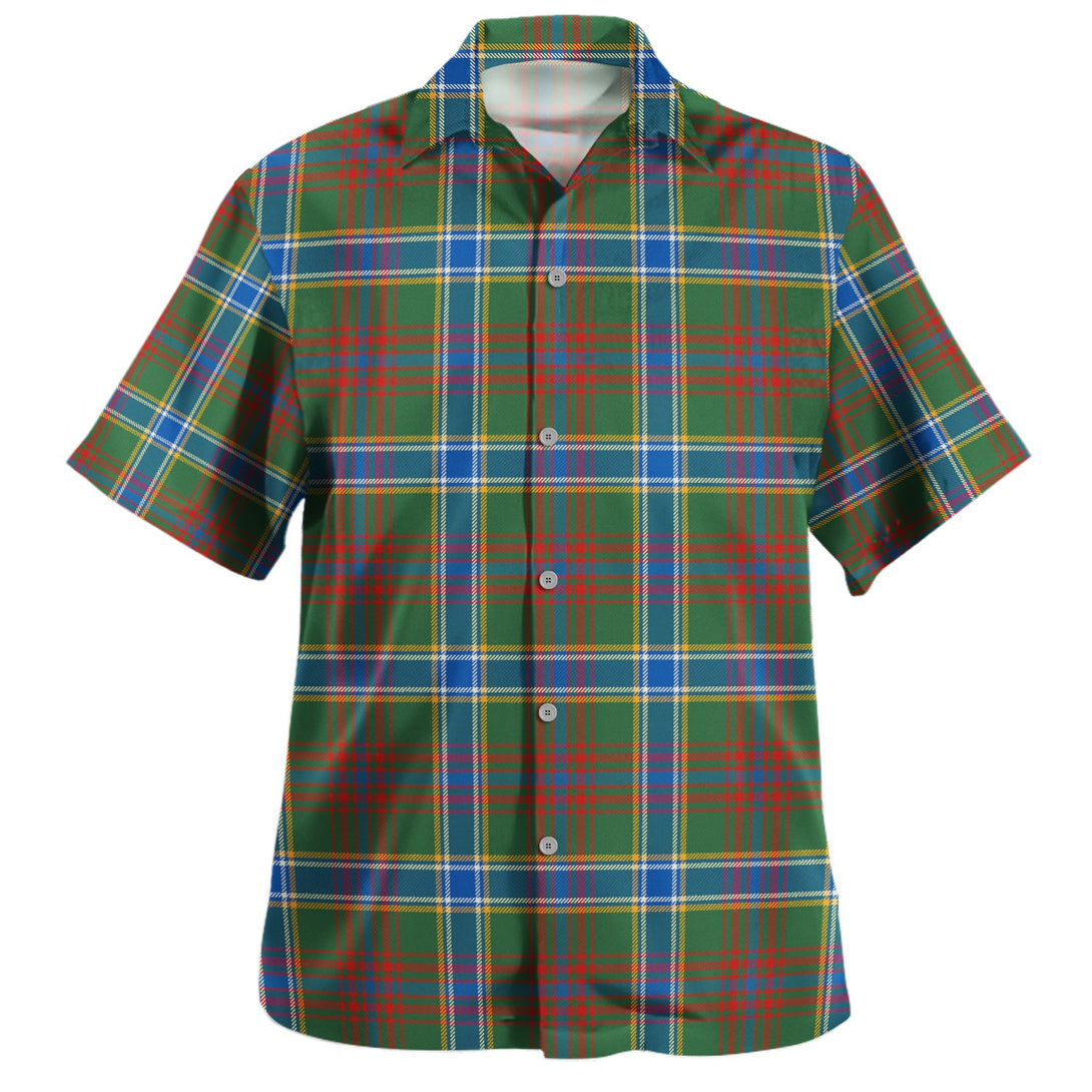 Currie of Arran Modern Clan Badge Tartan Hawaiian Shirt