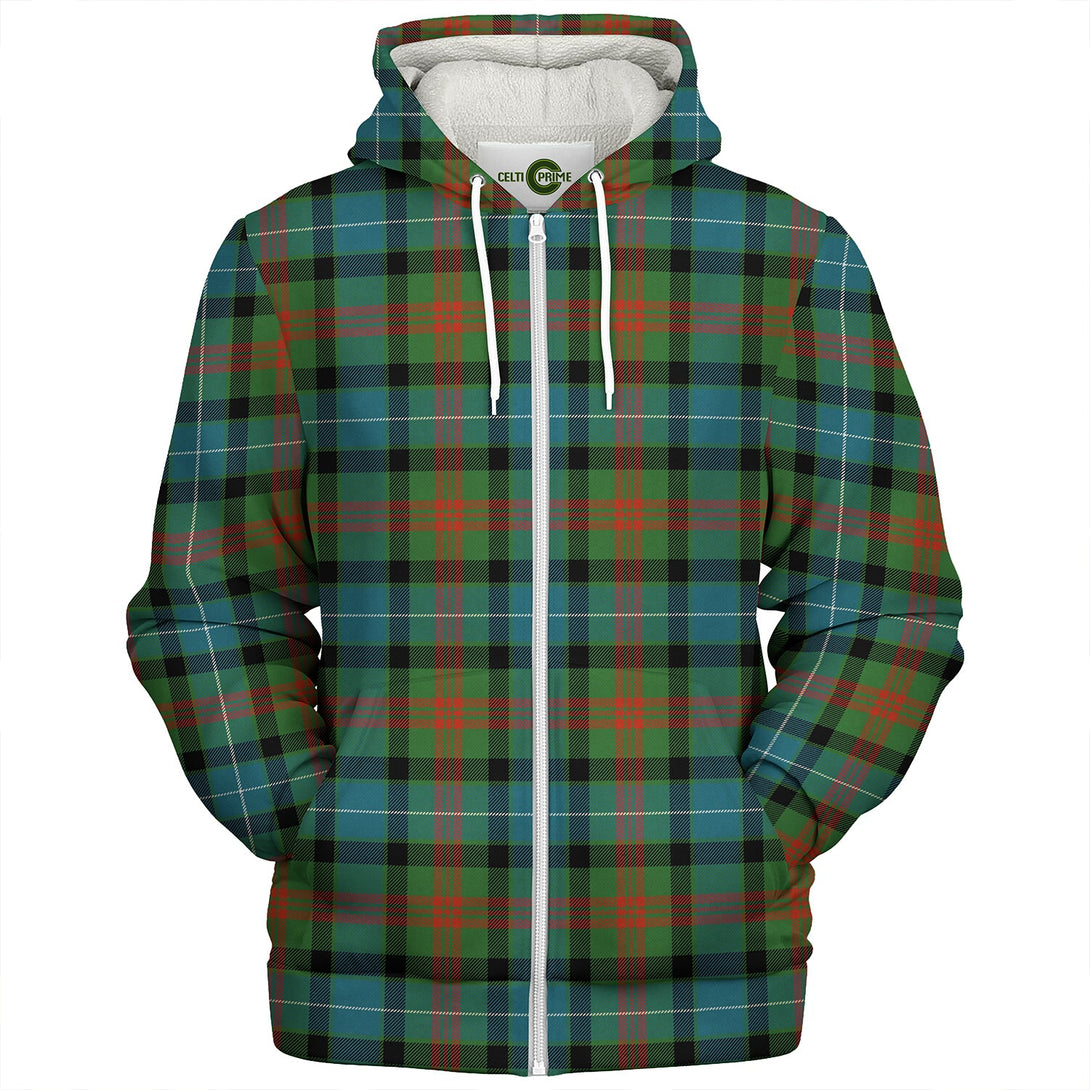 Curry (Currie) Ancient Clan Badge Tartan Sherpa Hoodie