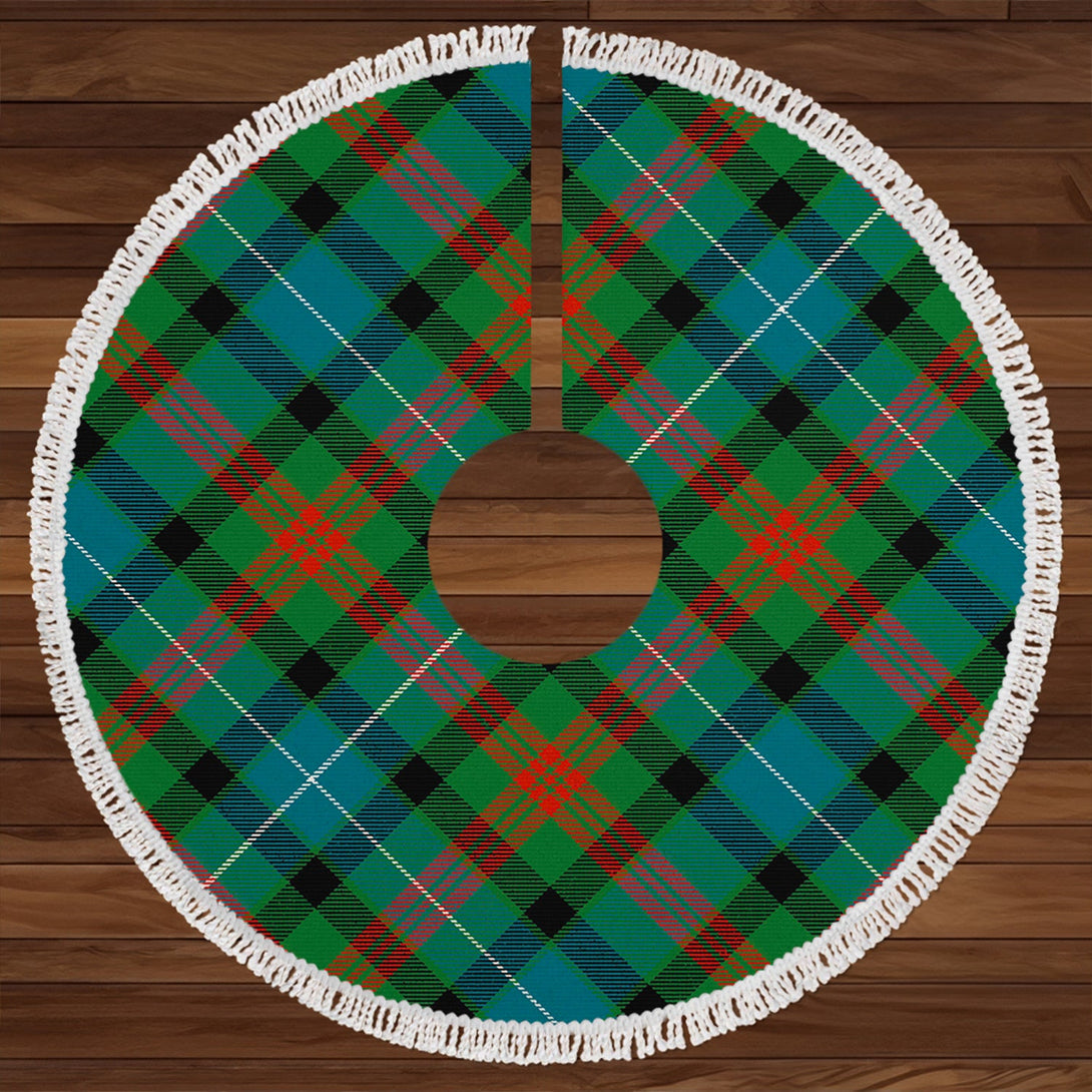 Curry (Currie) Ancient Clan Badge Tartan Christmas Tree Skirt