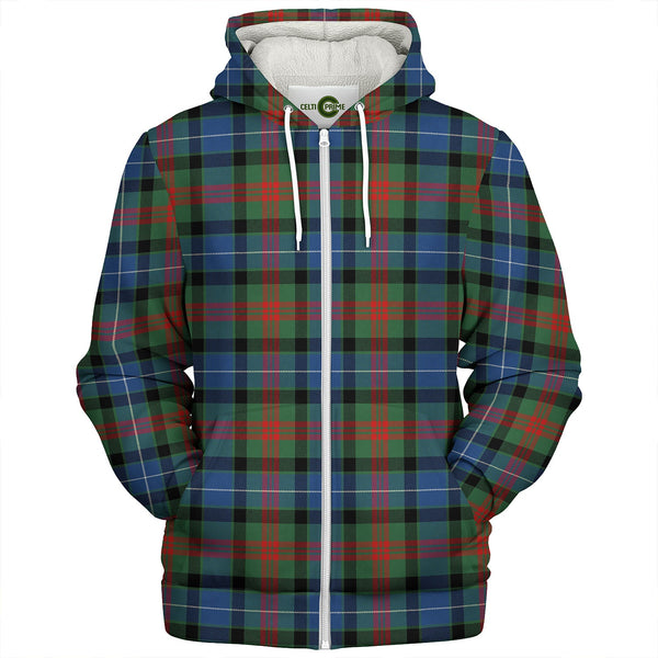 Curry (Currie) Modern Clan Badge Tartan Sherpa Hoodie