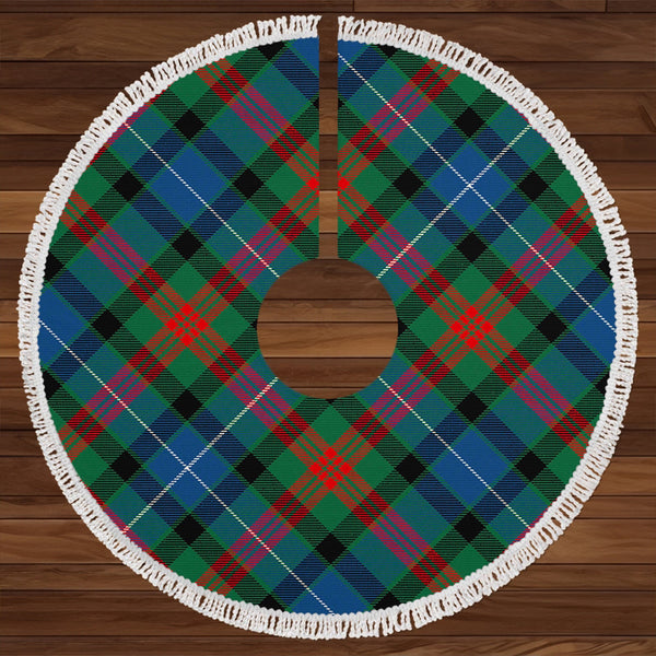 Curry (Currie) Modern Clan Badge Tartan Christmas Tree Skirt