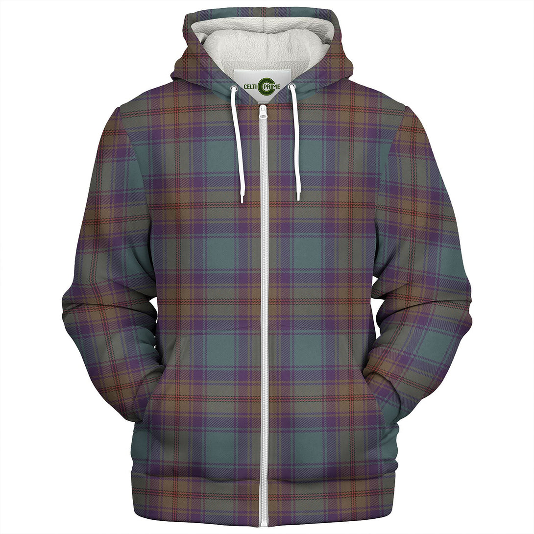 Dalgliesh Weathered Tartan Sherpa Hoodie