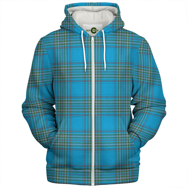 Dallas Tartan Sherpa Hoodie