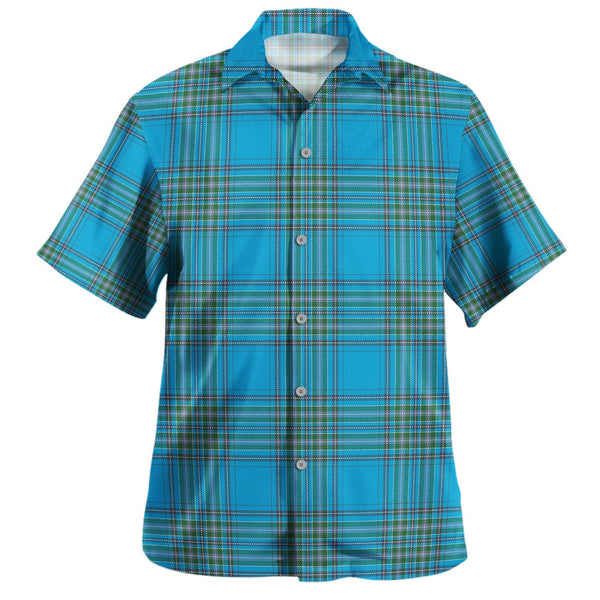 Dallas Tartan Hawaiian Shirt