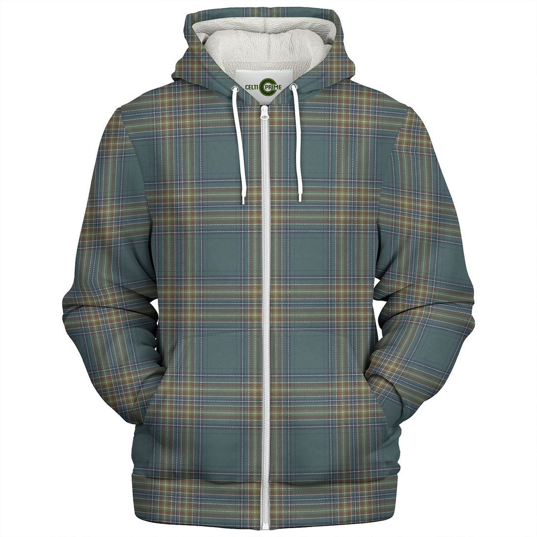 Dallas Weathered Tartan Sherpa Hoodie