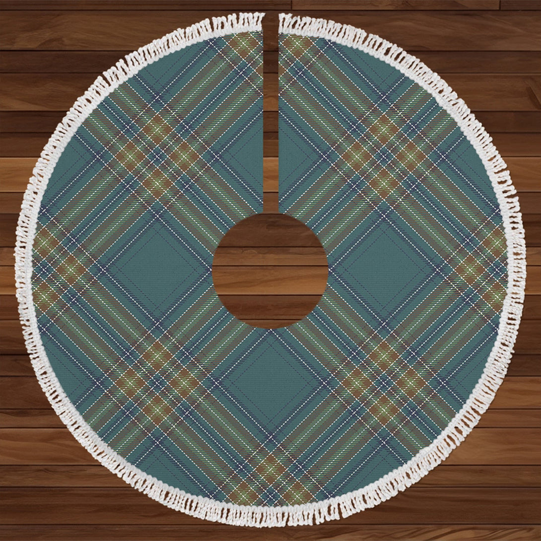 Dallas Weathered Tartan Christmas Tree Skirt