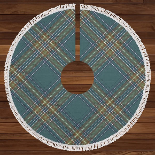 Dallas Weathered Tartan Christmas Tree Skirt