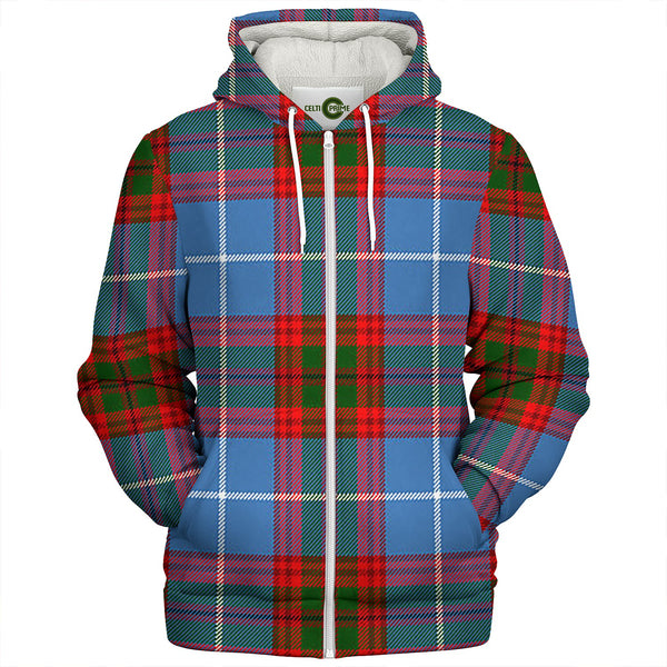 Dalmahoy Clan Badge Tartan Sherpa Hoodie