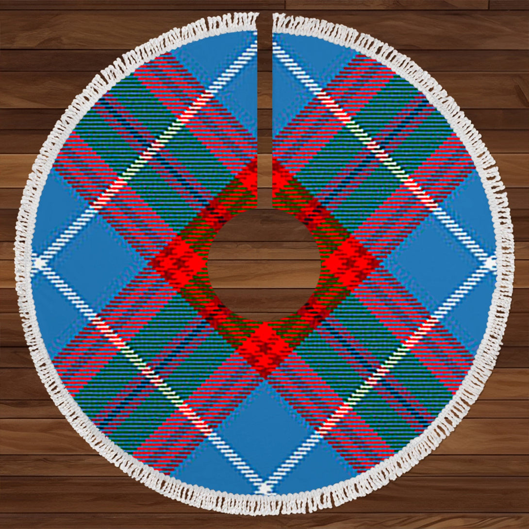 Dalmahoy Clan Badge Tartan Christmas Tree Skirt