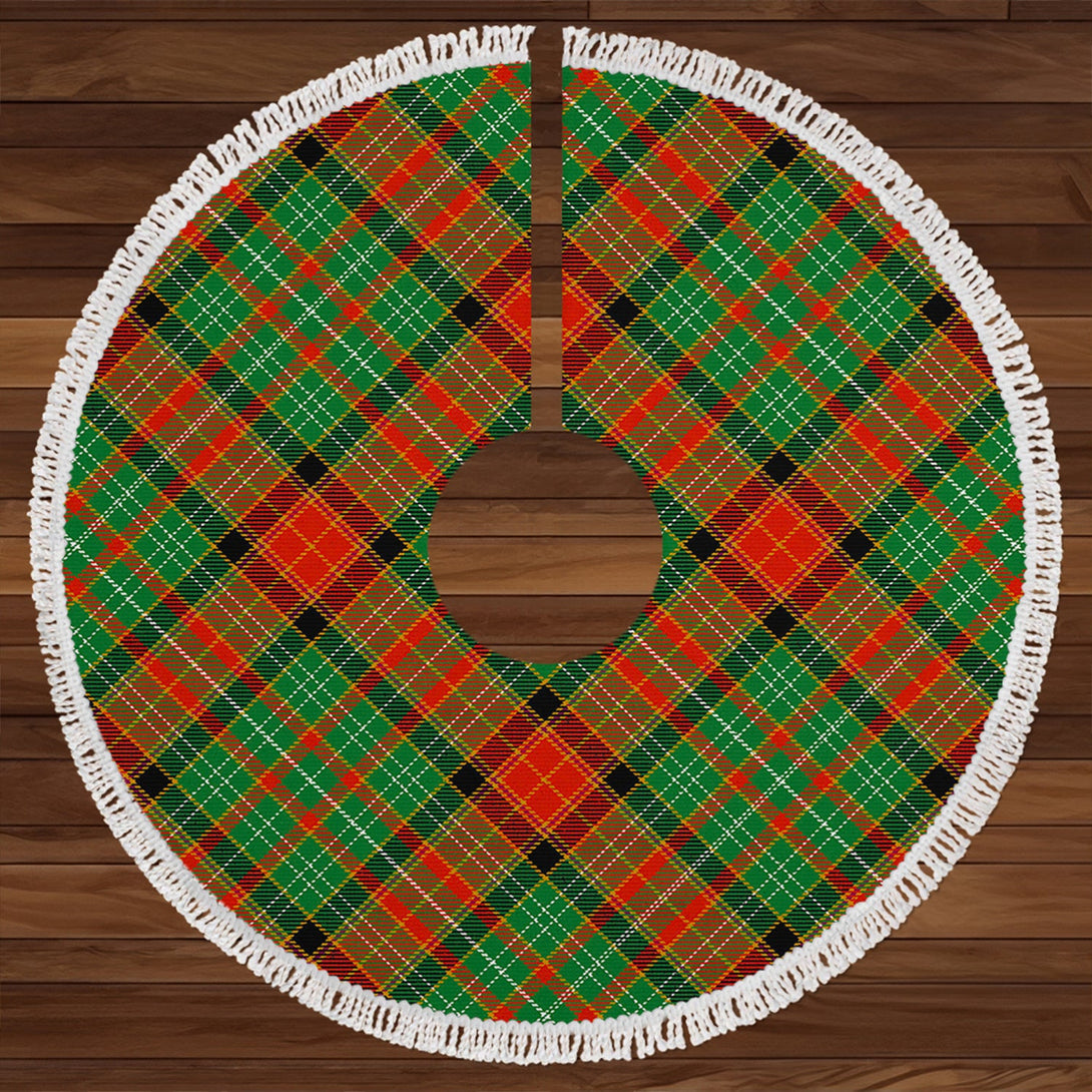 Dalrymple of Castleton #2 Ancient Clan Badge Tartan Christmas Tree Skirt