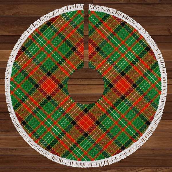 Dalrymple of Castleton #2 Ancient Clan Badge Tartan Christmas Tree Skirt