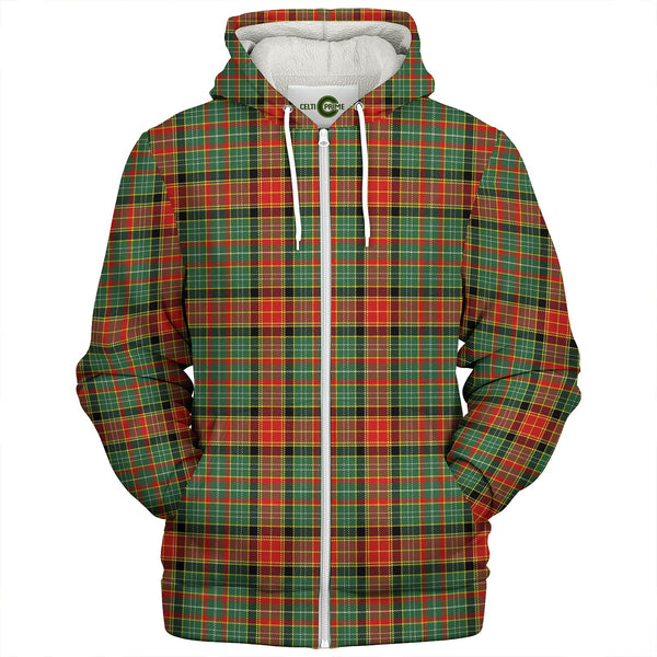 Dalrymple of Castleton #2 Modern Clan Badge Tartan Sherpa Hoodie