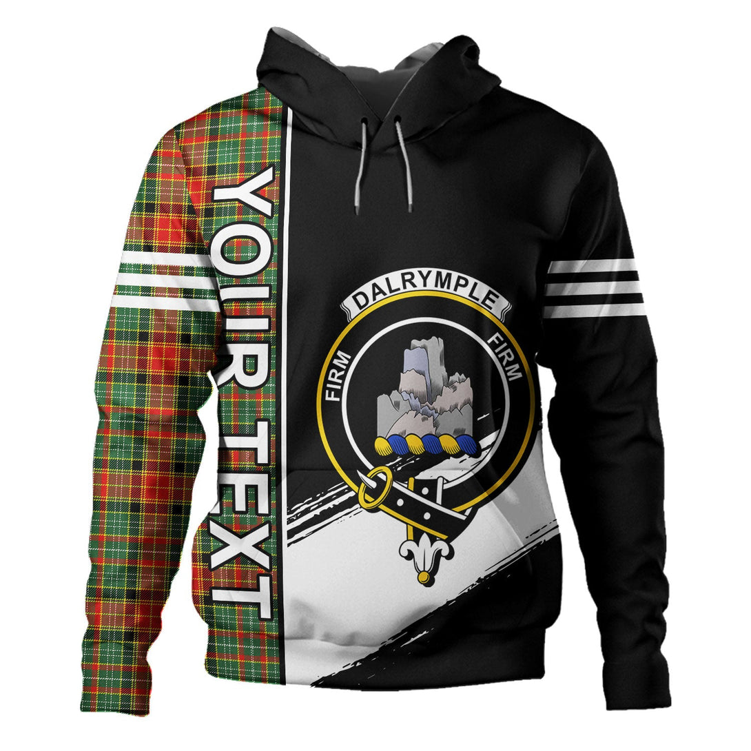 Dalrymple of Castleton #2 Modern Clan Badge Tartan Hoodie Quarter Style Personalized