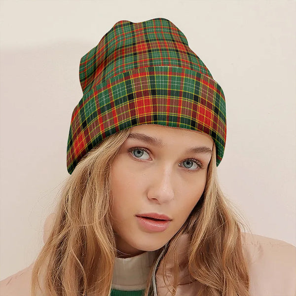 Dalrymple of Castleton #2 Modern Clan Badge Tartan Knitted Beanie