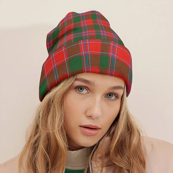 Dalzell Clan Badge Tartan Knitted Beanie