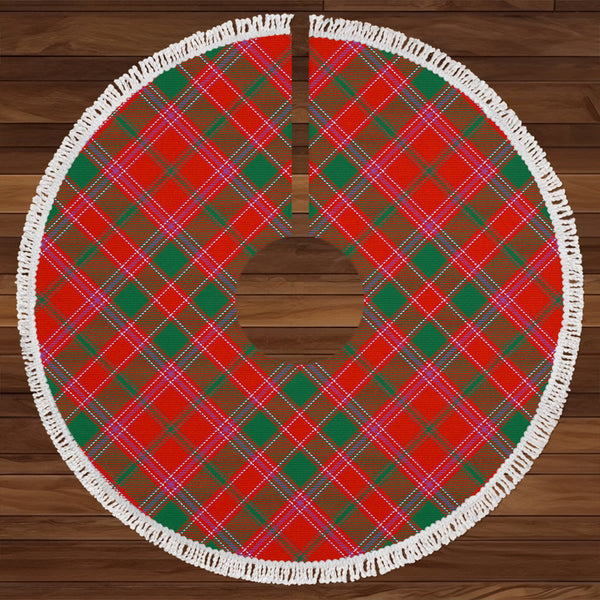 Dalziel Ancient Clan Badge Tartan Christmas Tree Skirt