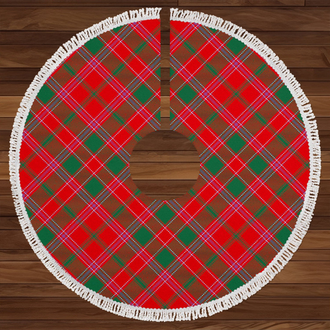 Dalziel Modern Clan Badge Tartan Christmas Tree Skirt