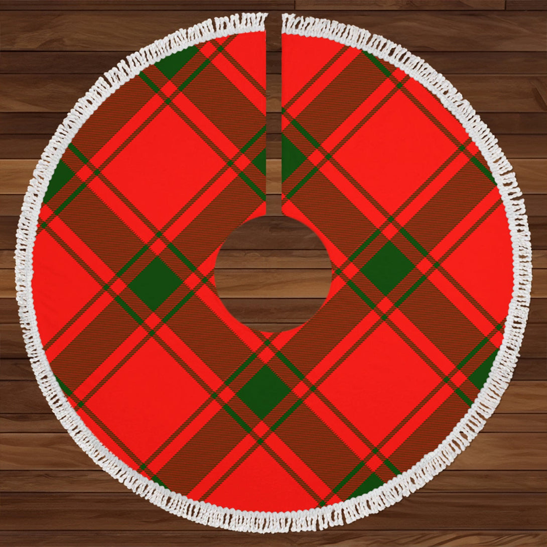 Darroch Clan Badge Tartan Christmas Tree Skirt