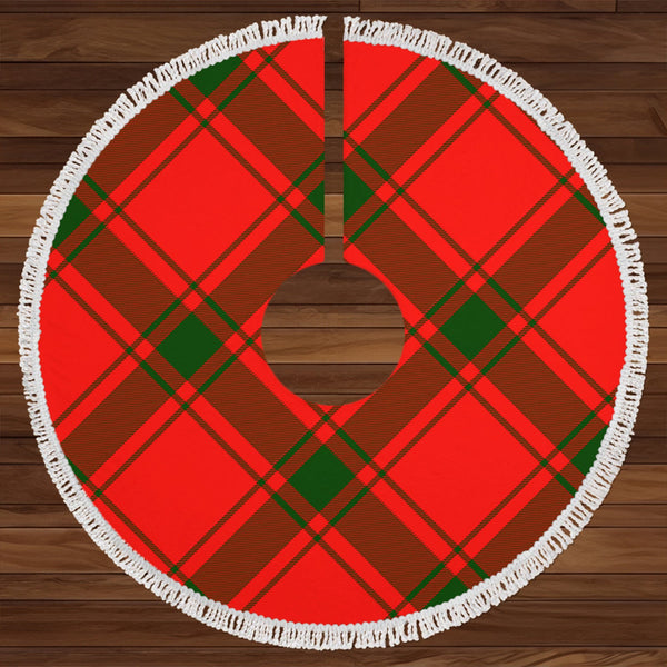 Darroch Clan Badge Tartan Christmas Tree Skirt