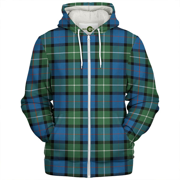 Davidson Ancient Clan Badge Tartan Sherpa Hoodie