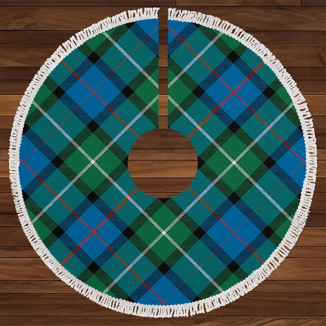 Davidson Ancient Clan Badge Tartan Christmas Tree Skirt